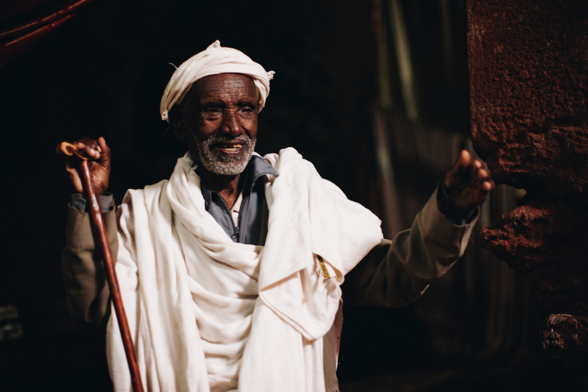 ksiądz w Etiopii