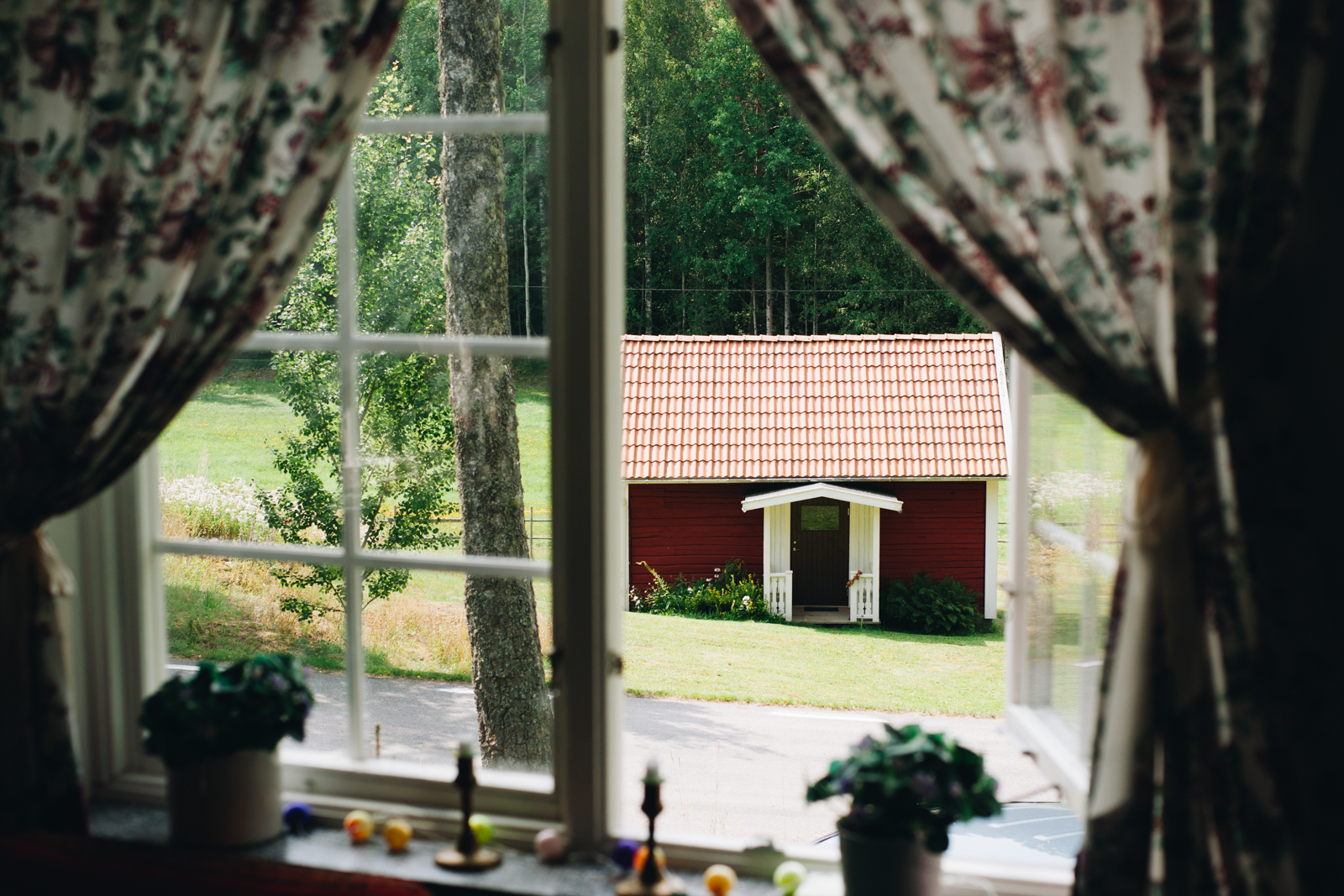 szwecja kultura czerwone domki