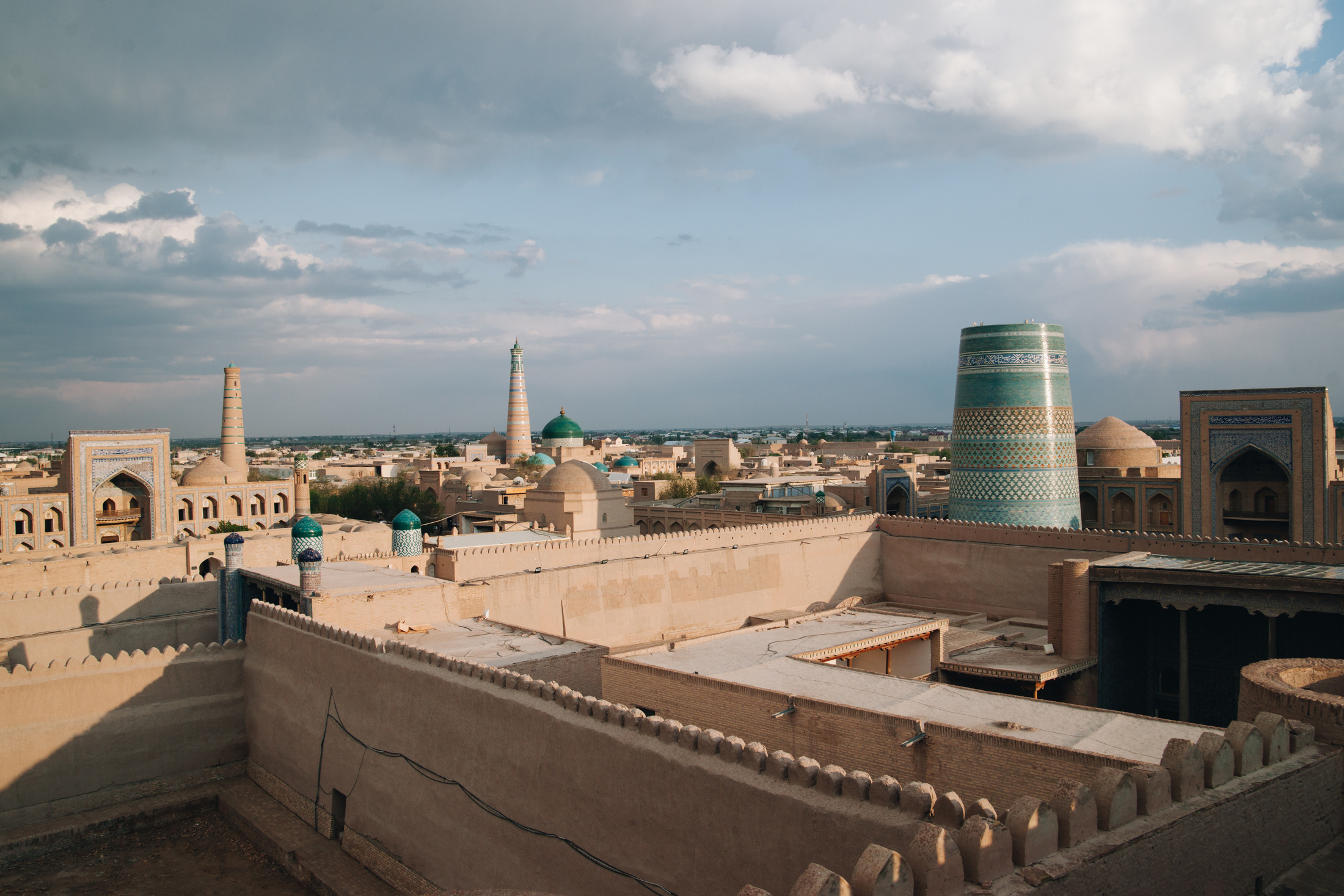 chiwa uzbekistan panorama